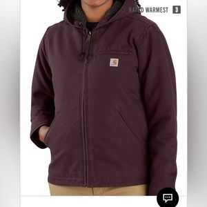 WOMEN'S CARHARTT JACKET - Size XL (16/18), Blackberry